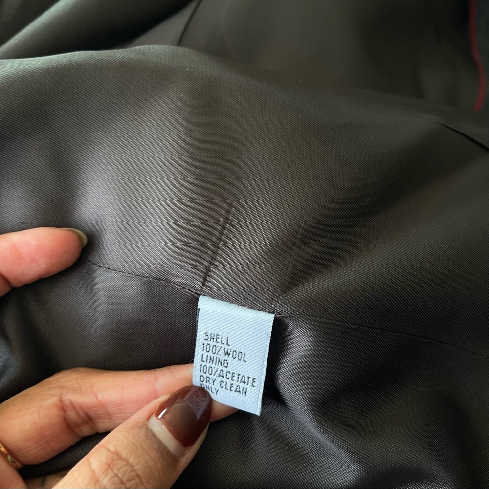 Talbots Wool Blazer Gold Button Double Breasted T… - image 8